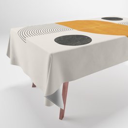 Abstract Geometric Shapes Tablecloth | Trendingnow, Simple, Bestseller, Photomontage, Watercolor, Geometric, Modern, Midcentury, Retro, Balance 