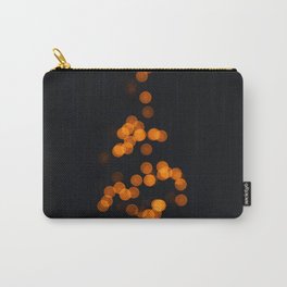 Golden Blurry Christmas Tree (Color) Carry-All Pouch
