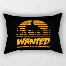 Cowboys With Horse In The Wild West Rectangular Pillow