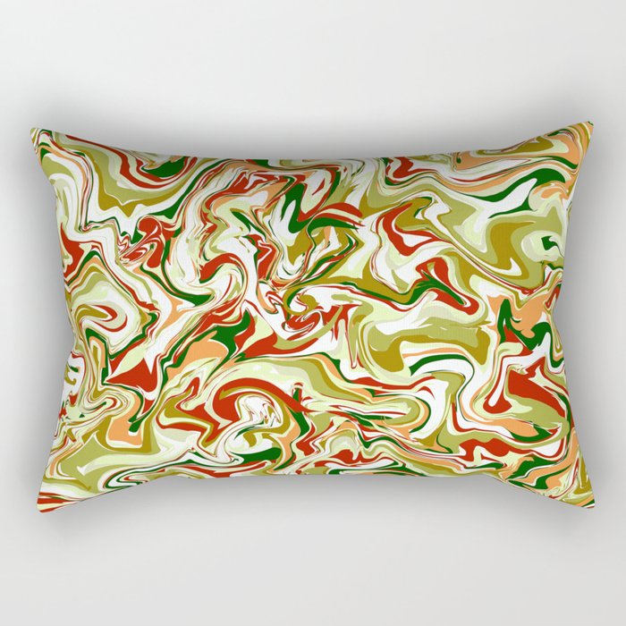 Camouflage Marble Rectangular Pillow