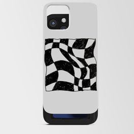 Checkerboard iPhone Card Case