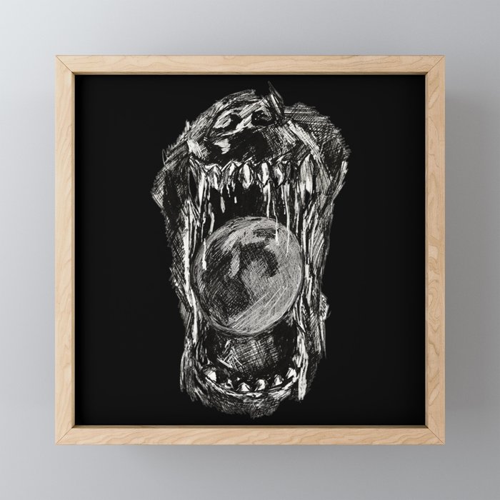 Werewolf  Framed Mini Art Print