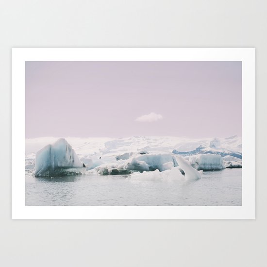 Icebergs XI Art Print