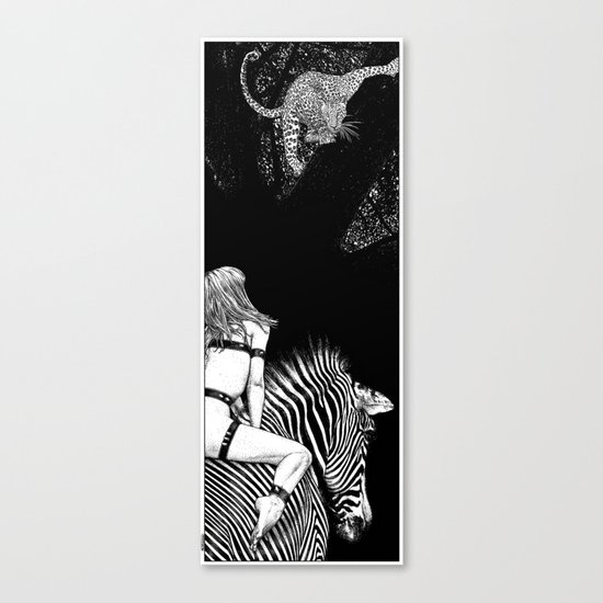 asc 705 - La cavalière Mang (Do you see what I see?) Canvas Print