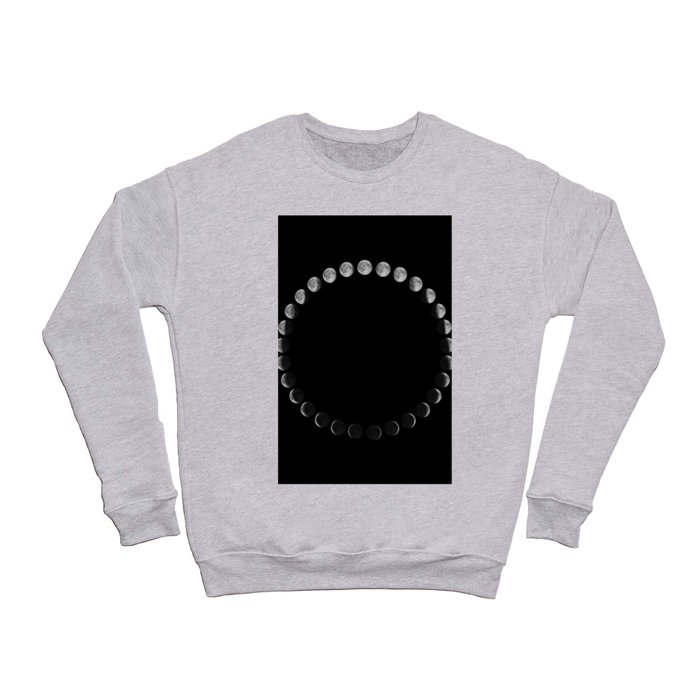 Phases of the Moon. Lunar cycle. Crewneck Sweatshirt