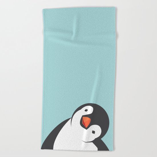 Penguin Beach Towel
