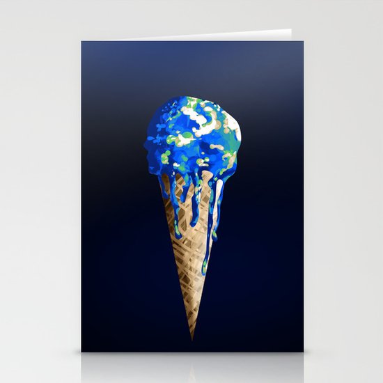 Melting World Stationery Cards