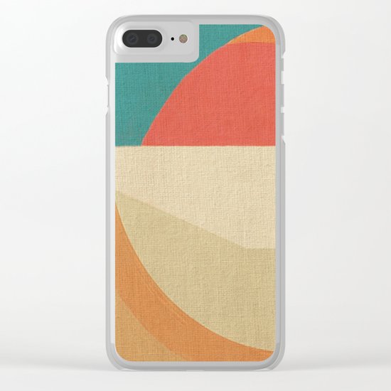 Sand Strip Clear iPhone Case