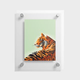 Wild Tiger  Floating Acrylic Print