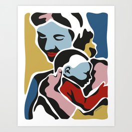 Mother and Child 3 Art Print