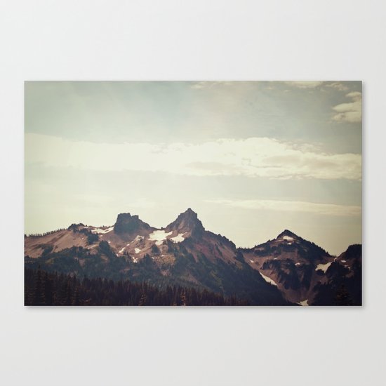 Mountain Ridge Morning Canvas Print