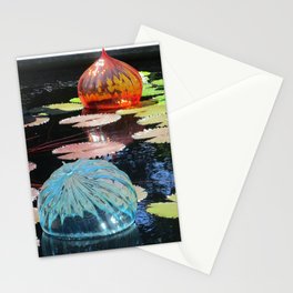 Lily Pond and Glass Floaters Stationery Cards