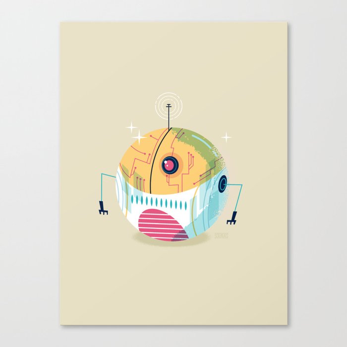 :::Mini Robot-Sfera2::: Canvas Print