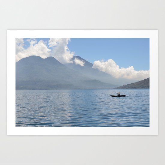 Lake Atitlan in Guatemala Art Print