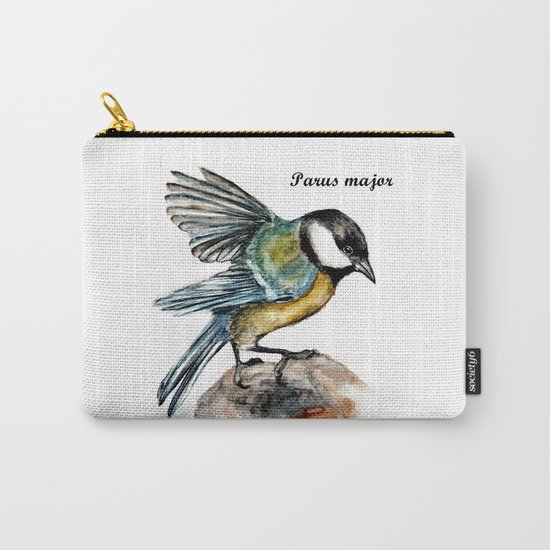 Parus Major Carry-All Pouch