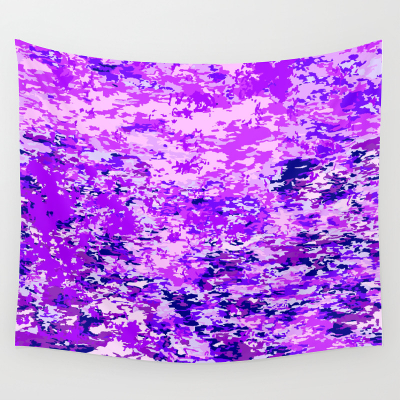 Purple Flames Background Wall Tapestry By Homestead Society6