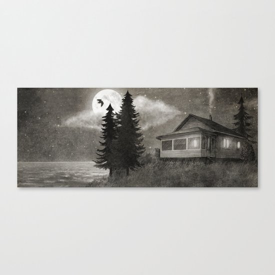 Owl Lake Canvas Print