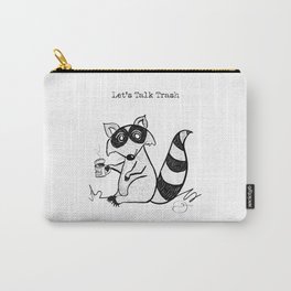 Raccoon with Trash Carry-All Pouch