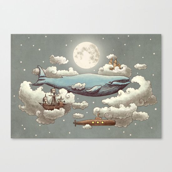 Ocean Meets Sky Canvas Print
