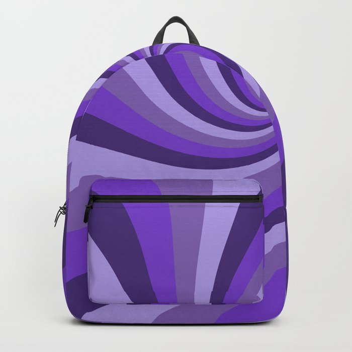 Purple Spiraling Backpack