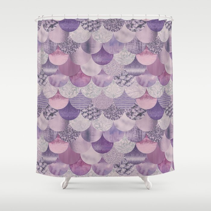 Pale Pink Pastel Glamour Fish Skin Scale Pattern Shower Curtain By Pale Pink Pastel Glamour Fish Skin Scale Pattern Shower Curtain By Lebensartdesign Society6