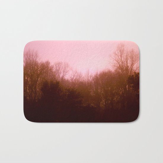 Pink Tree 3 Bath Mat