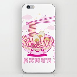 Cute Kawaii Anime Ramen Noodles Soup Japanese Aesthetic iPhone Skin