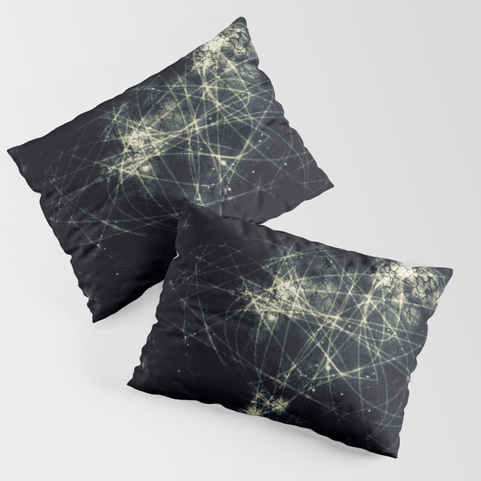 Infinity Particles Abstract Pillow Sham