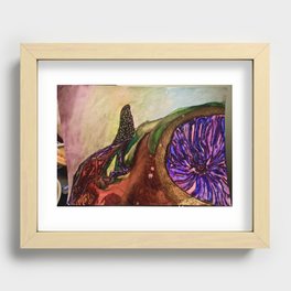 Morning glory Recessed Framed Print