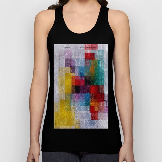linear I Unisex Tank Top