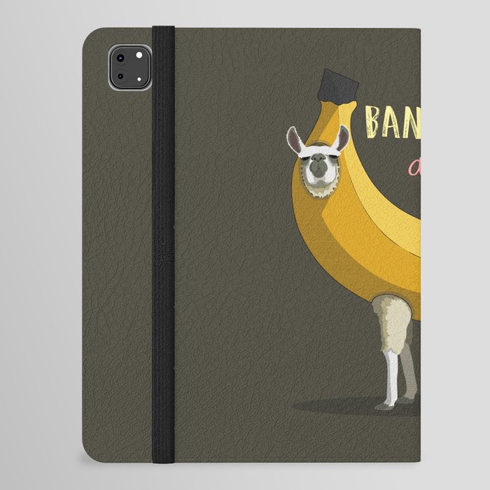Bananas About Llamas! iPad Folio Case