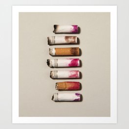 Cigarettes Art Print