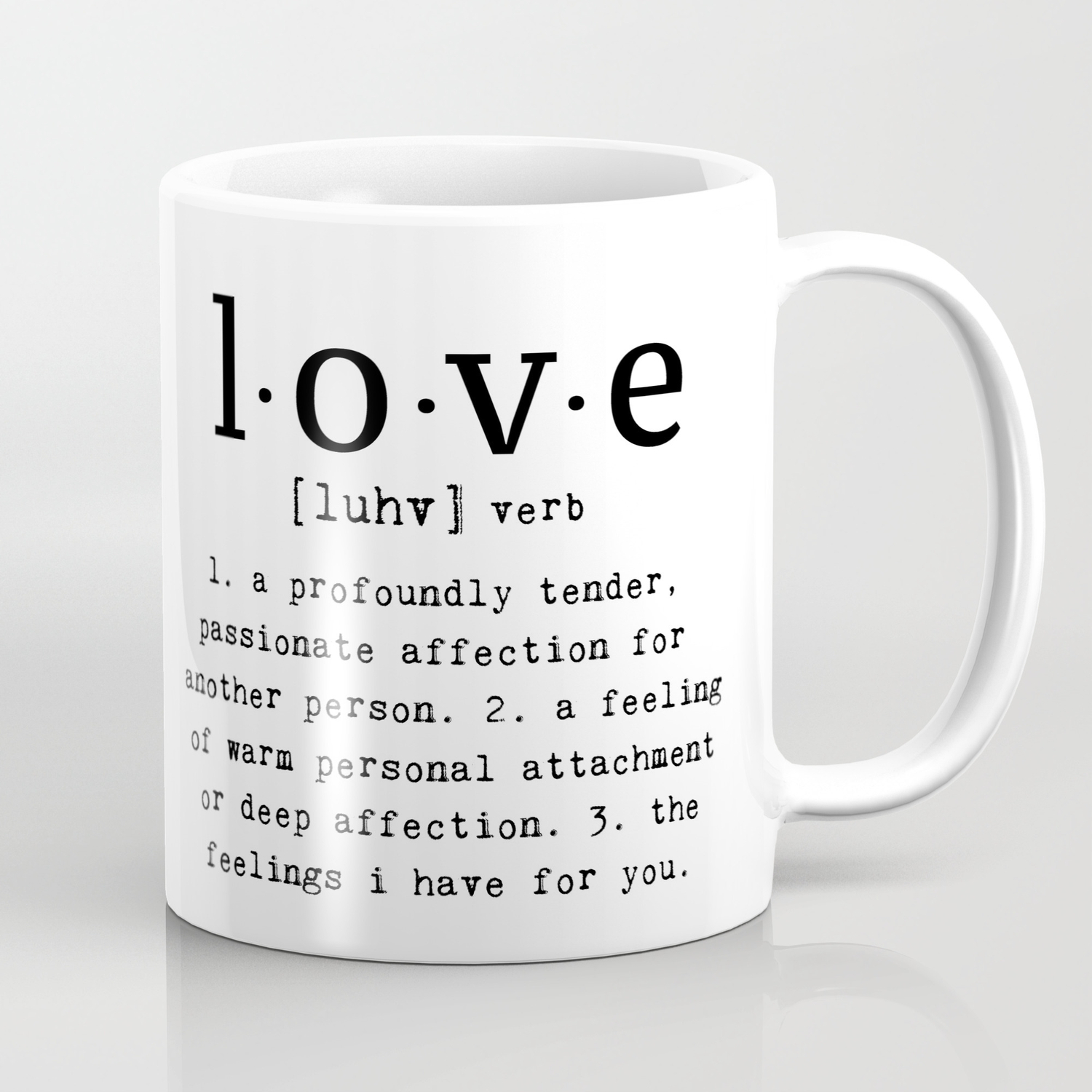 The Meaning Of Love Coffee Mug By Paint Me Pink Society6
