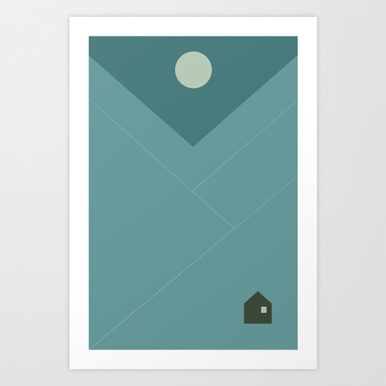 Le Chalet Art Print
