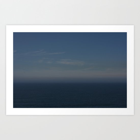 blue Art Print
