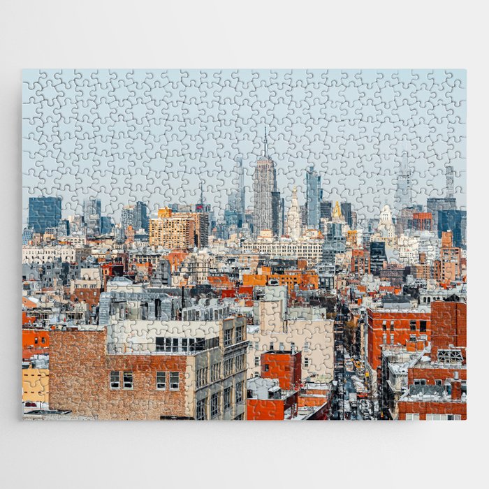 Manhattan Skyline Views Jigsaw Puzzle