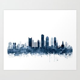 Boston Skyline Art Prints For Any Decor Style Society6