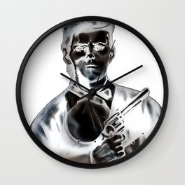 The Ghost of Jesse James Wall Clock