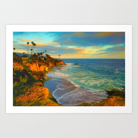 Laguna Beach California Art Print