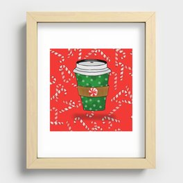 Christmas Coffee Recessed Framed Print