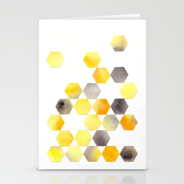 Beehive Pattern Stationery Cards