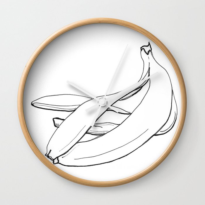 Banana Peel Wall Clock