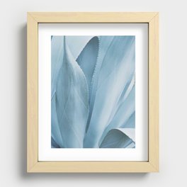 Blue Agave Abstract Recessed Framed Print