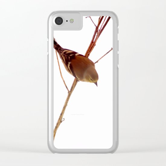 American Goldfinch Clear iPhone Case