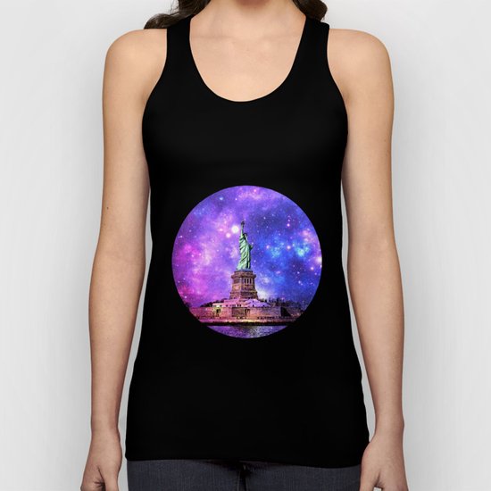 space Statue of Liberty Unisex Tank Top