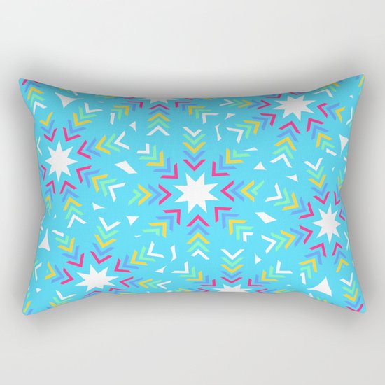 Decoration in blue Rectangular Pillow
