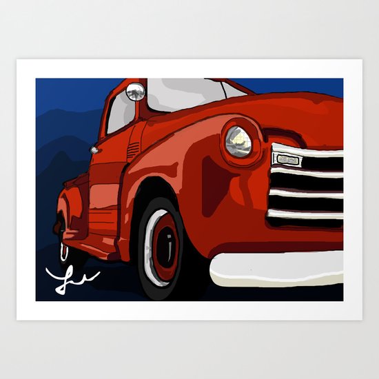 Chevy Me Up Art Print