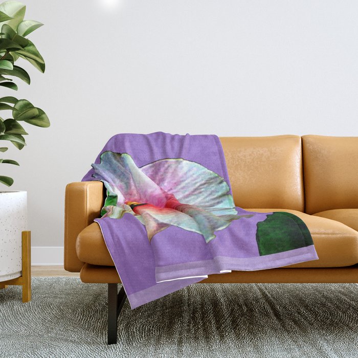 Hybiscus jGibney The MUSEUM Society6 Gifts Throw Blanket