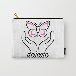 Delicate Butterfly Design  Carry-All Pouch