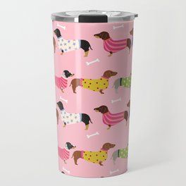 Dachshund doxie sweaters cute dog gifts dog breed dachsie owners must haves Travel Mug